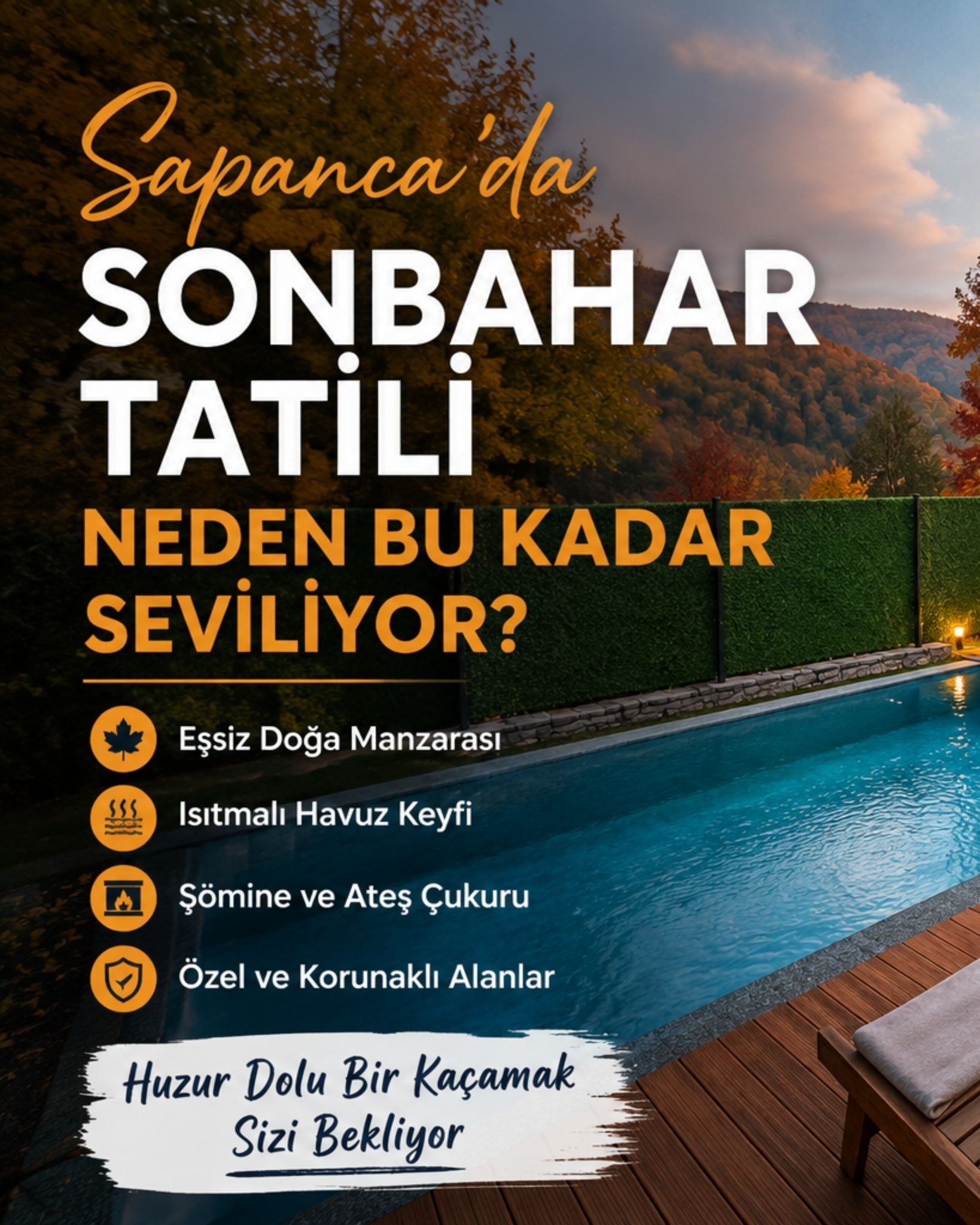 Sapanca'da Sonbahar Tatili Neden Bu Kadar Seviliyor?